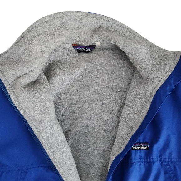 PATAGONIA Vintage Blue Synchilla Fleece-Lined Jacket - size M - Picture 7 of 16